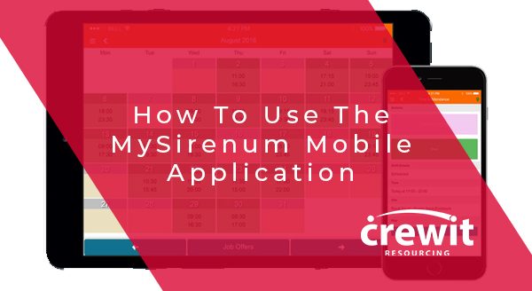 How To Use The MySirenum Mobile Application